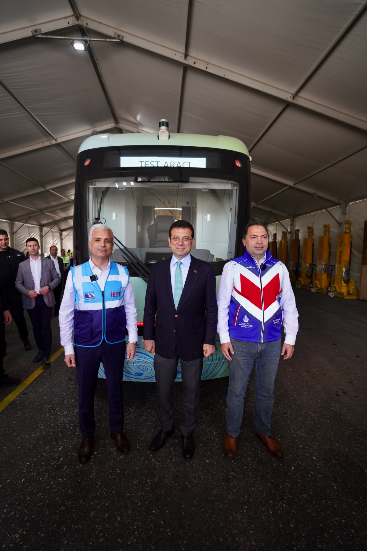 Elektrikli metrobüs İstanbul’da testte 10