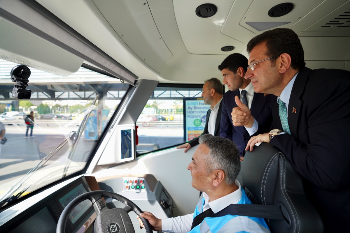 Elektrikli metrobüs İstanbul’da testte 3