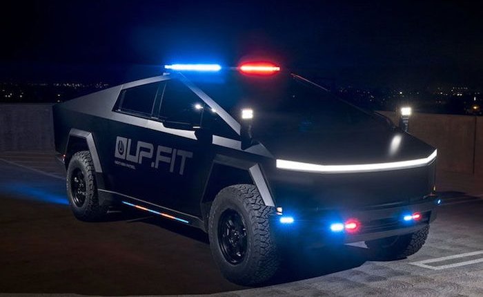 Tesla Cybertruck polis aracı olarak donatıldı