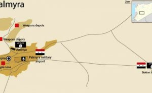 Suriye'de T-3 petrol pompalama istasyonu mayınlardan temizleniyor