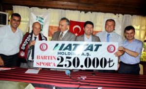 Amasra`nın kömürü Bartınspor`a da yaradı